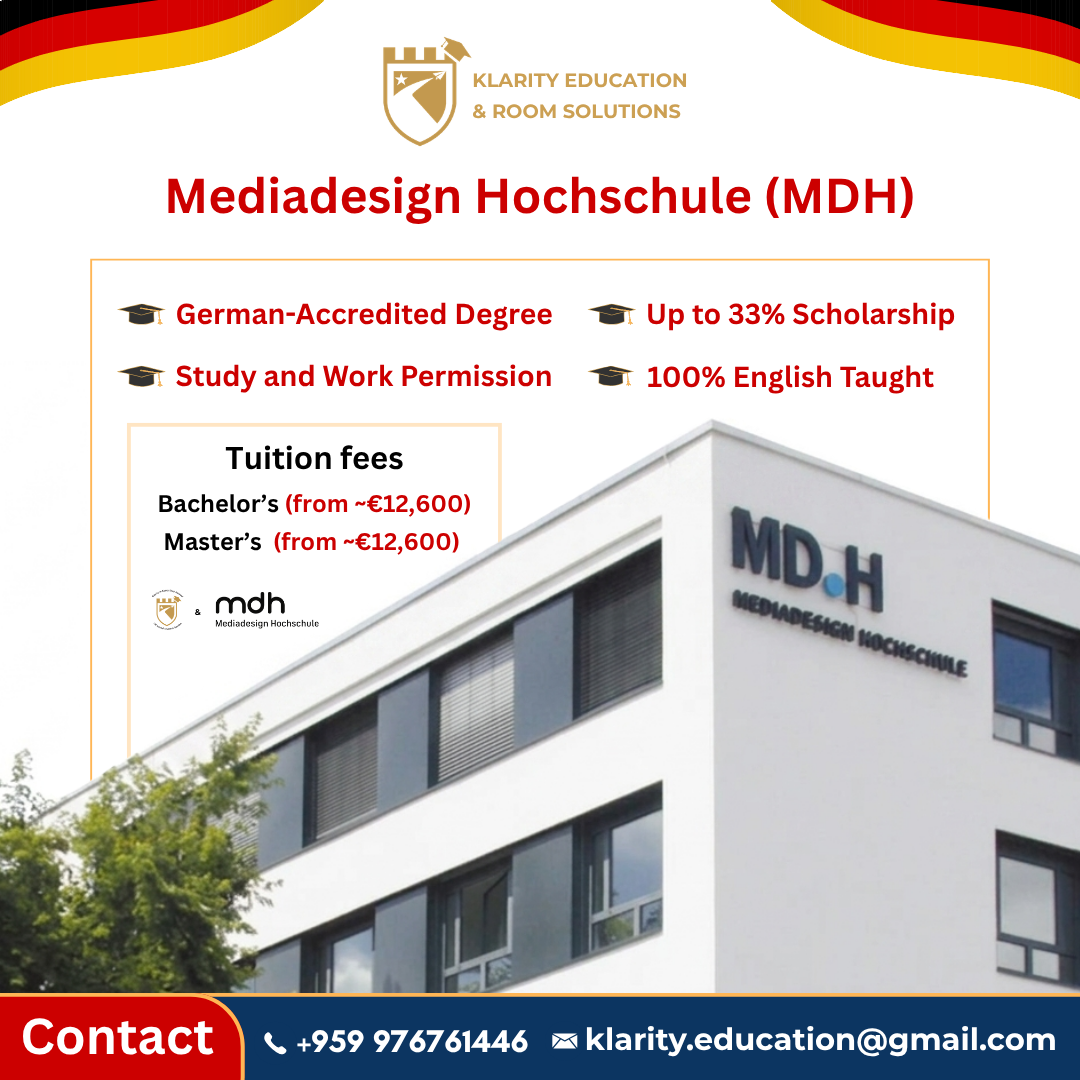 🇩🇪 Shape a Successful Career in Germany: Study at MDH! 🎓