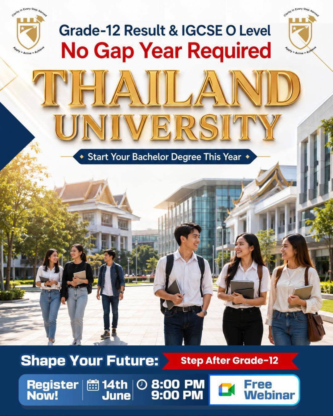 🎓 Study in Thailand After Grade-12 🇹🇭